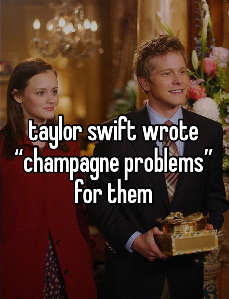 thinkergilmore's tweet photo. taylor swift writes songs about gilmore girls ships its so true https://t.co/STjbIQUQTv
