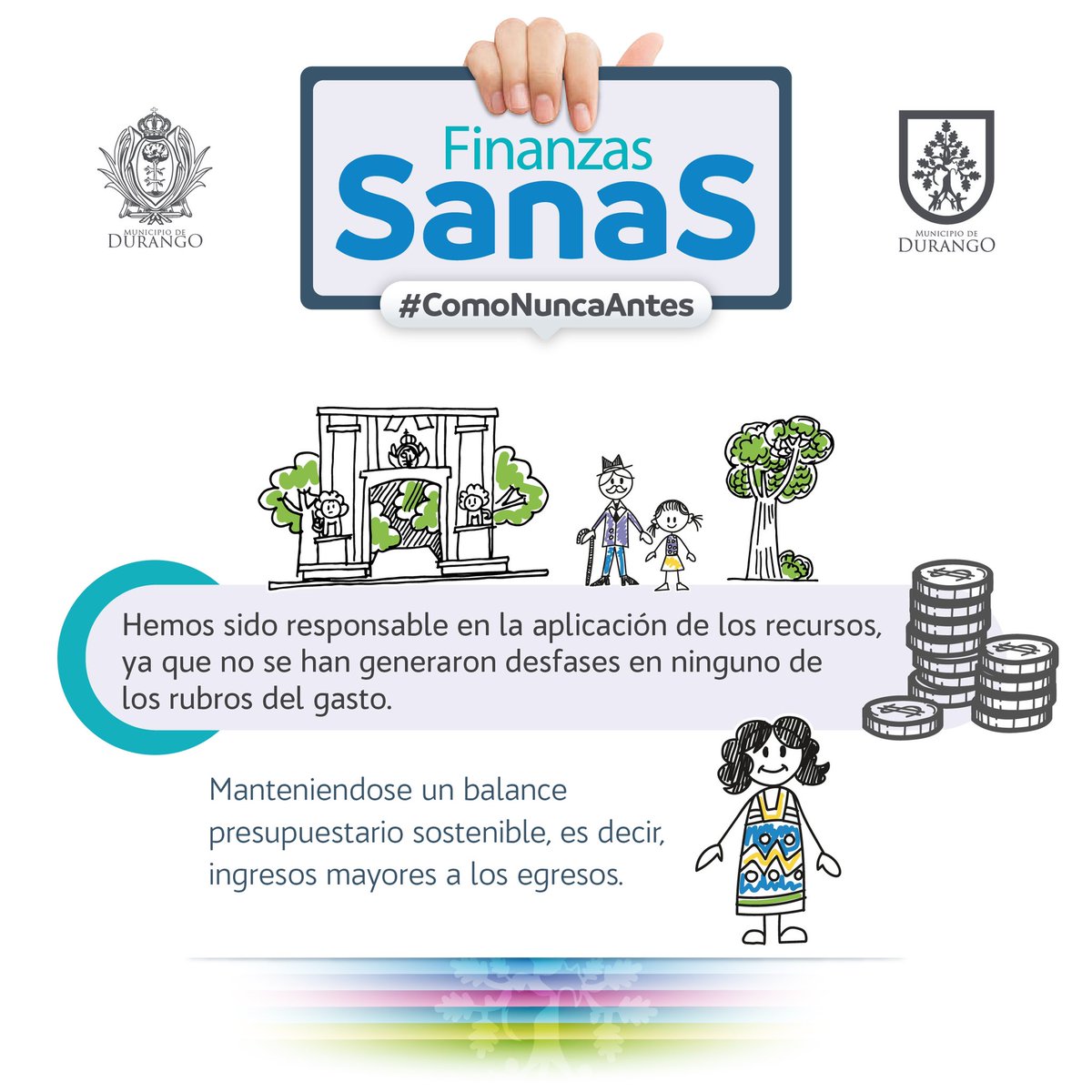 DMAF_Dgo's tweet photo. 💰| Responsables en la aplicación de los recursos, ya que no se han generaron desfases en ninguno de los rubros del gasto.
Manteniendose un balance presupuestario sostenible, es decir, ingresos mayores a los egresos.
#ComoNuncaAntes #JuntosDamosResultados
#AñoTres
#3Informe https://t.co/YeT1nVbJPS