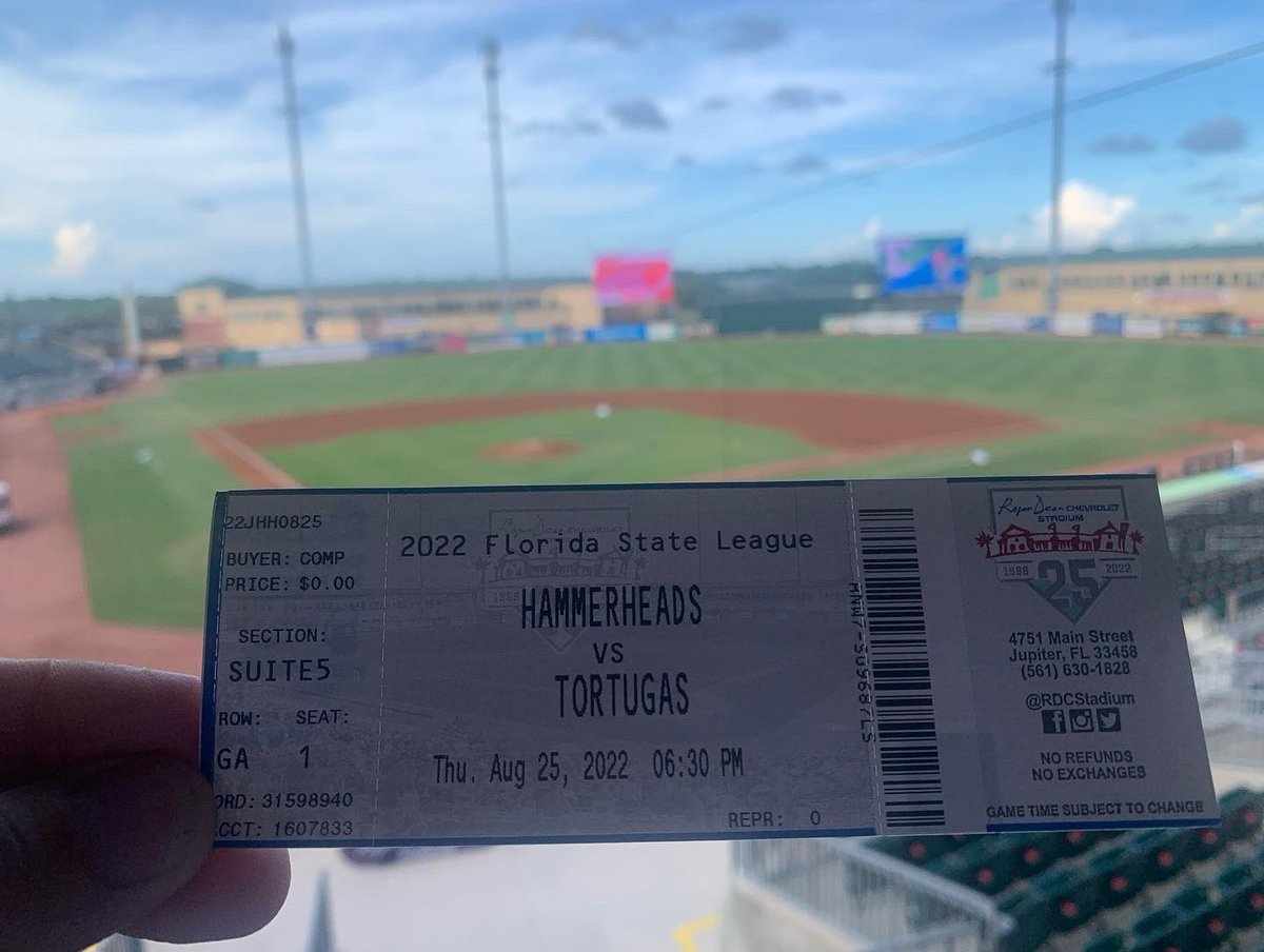 TicketTimeMach1's tweet photo. #Suite night at @RDCstadium for the @EastBoyntonLL Blaze, courtesy of TTM.
Love the printed ticket. Glad to work with a first class venue like #RogerDeanStadium.
#TicketsAreComing #ThatsTheTicket #MobileTicketsAreLame #TicketTimeMachine https://t.co/JBmihsEg67