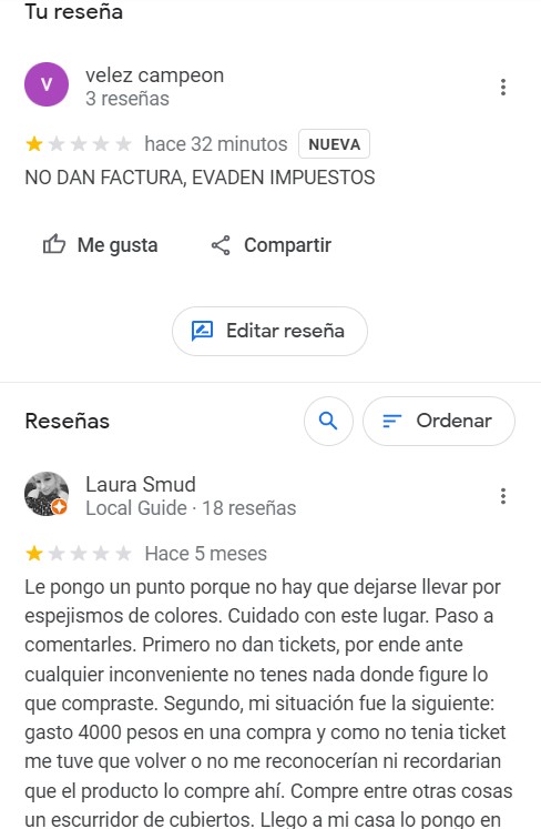 elcoco86's tweet photo. @AFIPcomunica @horaciorlarreta @AGIP_BA  Cuantas denuncias anónimas tenemos que hacer los vecinos de Villa Devoto por el local de Avenida Lope De Vega 3060, no dan factura, denunciamos y no pasa nada, son compras grandes y se sigue evadiendo impuestos en este lugar. https://t.co/FIN2KhafVQ