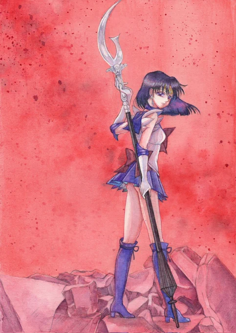 #自分の好きなキャラ一人の画像を四枚貼る  あんまり描けてない… 