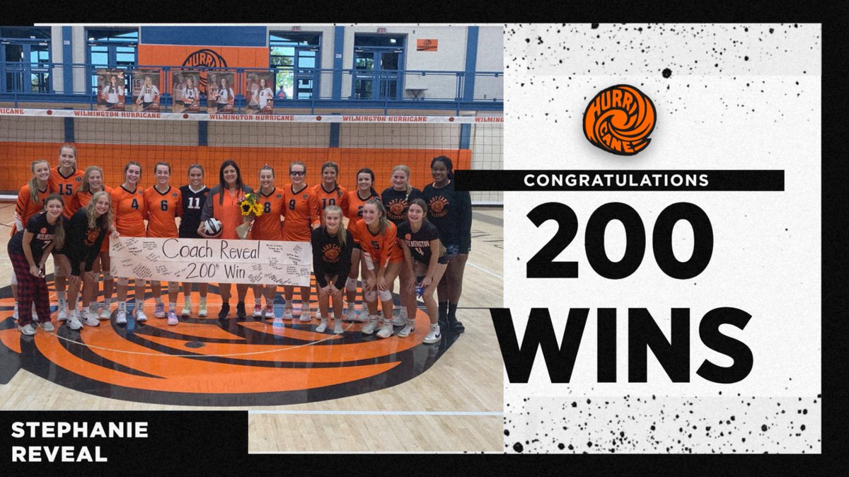 Congratulations to Coach Reveal on career win #200!