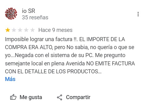 elcoco86's tweet photo. @AFIPcomunica @horaciorlarreta @AGIP_BA  Cuantas denuncias anónimas tenemos que hacer los vecinos de Villa Devoto por el local de Avenida Lope De Vega 3060, no dan factura, denunciamos y no pasa nada, son compras grandes y se sigue evadiendo impuestos en este lugar. https://t.co/FIN2KhafVQ