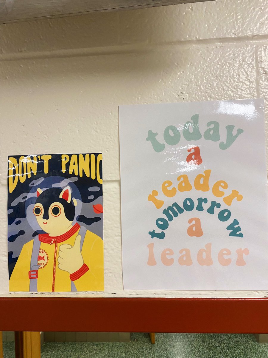 This year in sixth grade we are going to stay calm and read a ton!! Feeling such a good energy radiating in the hallways of STM. It’s a great day to be a pioneer. Year 3, let’s do this thing! 😊❤️🍎