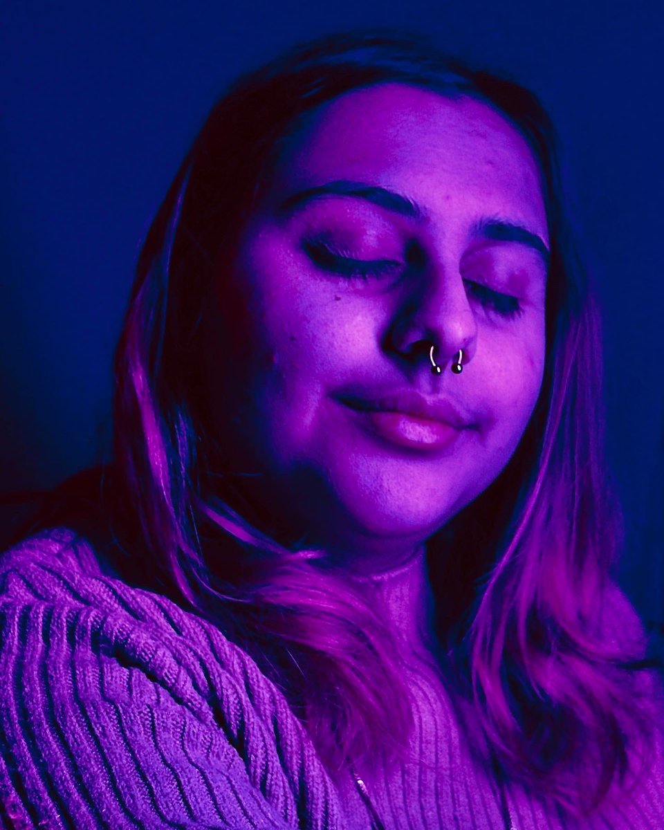 blindluckphotog's tweet photo. #selfportrait in honour of celebrating #wearitpurpleday! https://t.co/65vOAyQ3RC