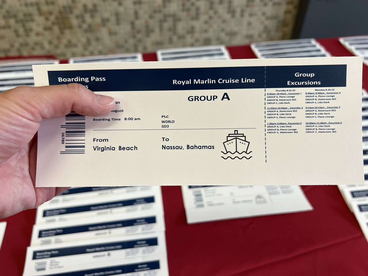 apjarv's tweet photo. This morning we boarded the Royal Marlin Cruise Line! #royalmarlin #lidodeck #cruising #vip @BHSMarlins @ToddShermanAP @TroyWalton24 @iBrownDavid @tucker_teri https://t.co/PzaXn2JsCh