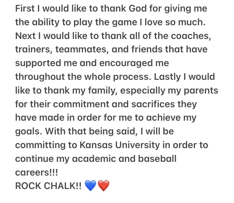 Let’s get to work!!
#RockChalk #Jayhawks <a href="/KUBaseball/">Kansas Baseball</a> <a href="/COACH_SCOTT22/">Brandon Scott</a>