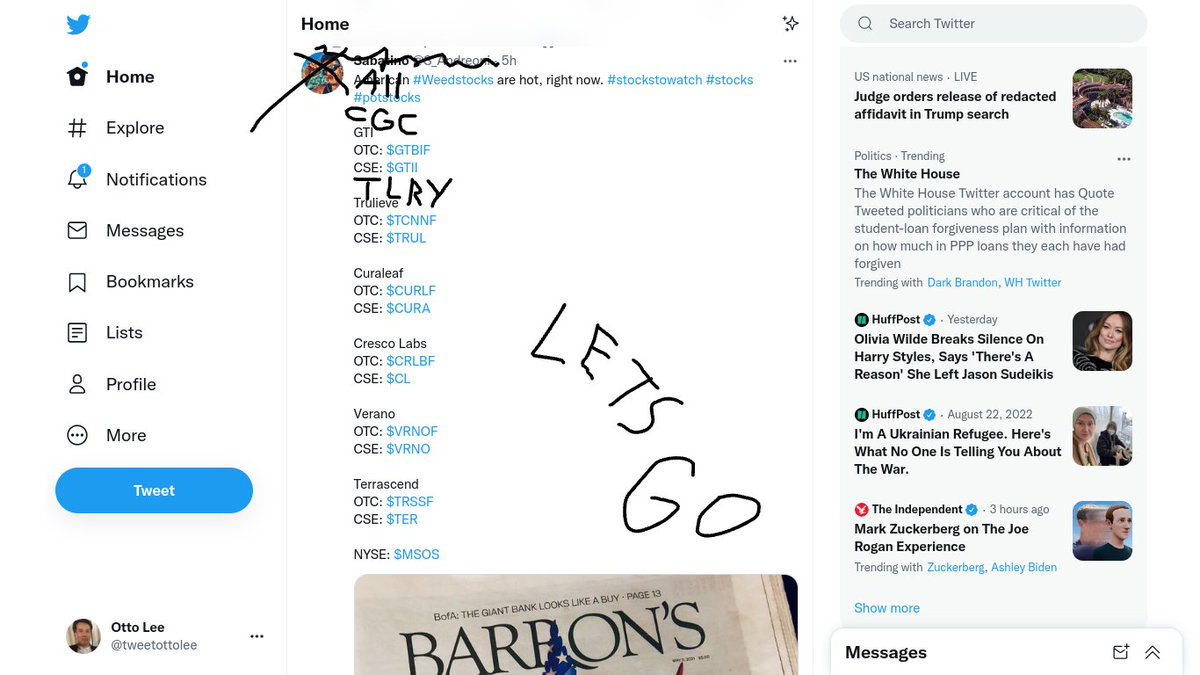 tweetottolee's tweet photo. #POTstocks #MJstocks
Rally together!!!!!!!! https://t.co/ggSawpFEPY
