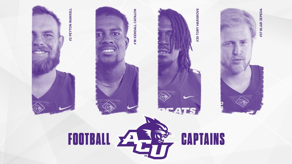 ACUFootball's tweet photo. The ACU football team named team captains for the upcoming campaign on Thursday, a week ahead of the team’s season opener.

"More than anything, we know our football program is in good hands." 

More | https://t.co/pepg4AbZ4B

#CharacterDisciplineToughness | #GoWildcats https://t.co/G1sGxgI0oC