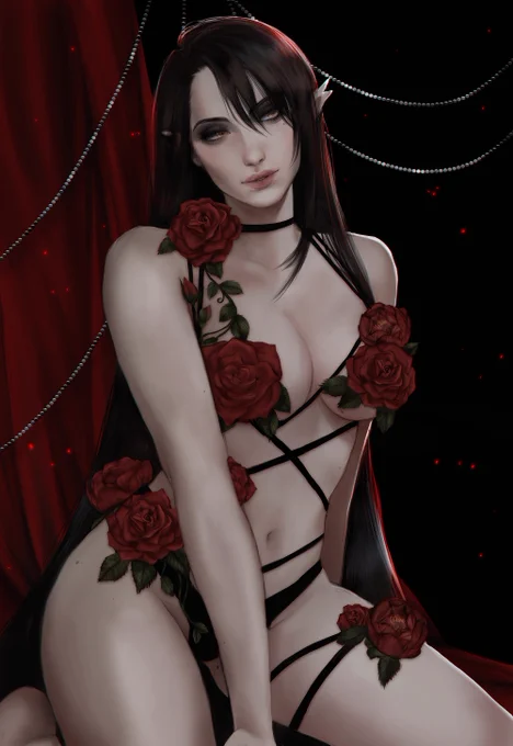 Red roses (saucy in reply) 