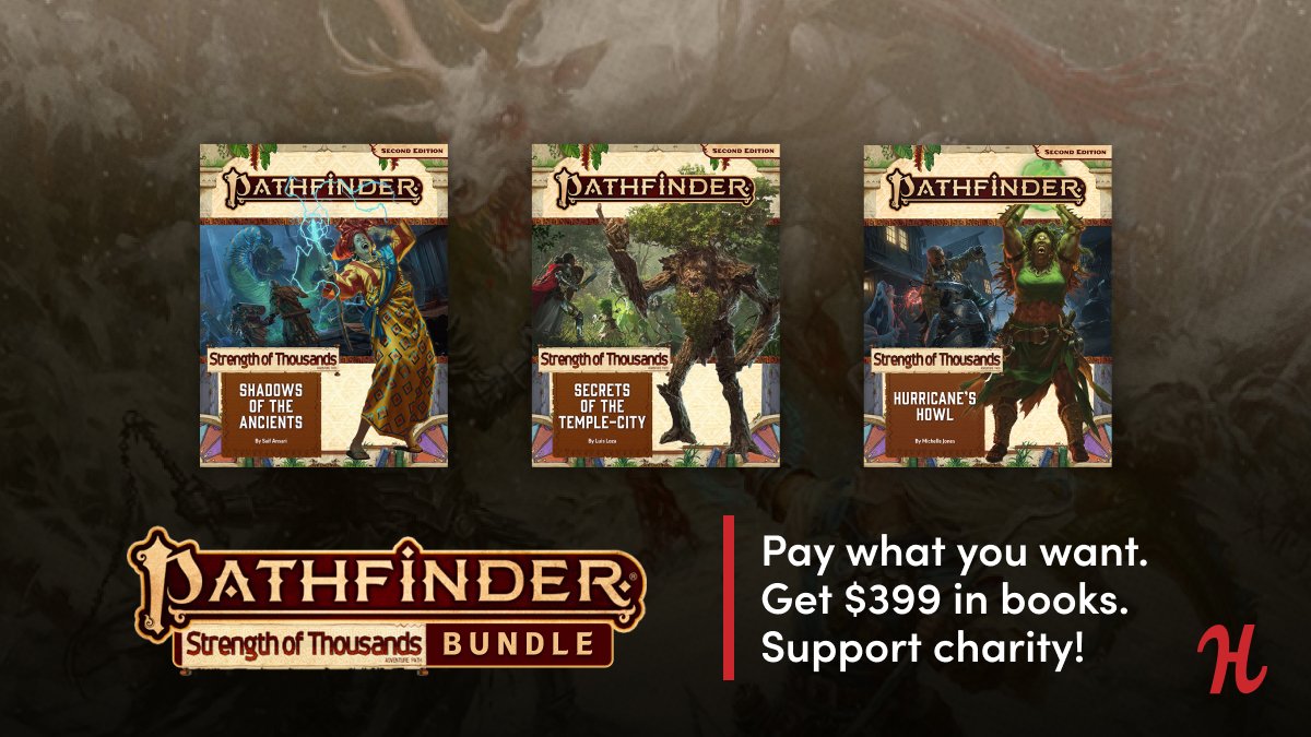 Pathfinder' Humble Bundle: Tons of Adventure for Great Charity