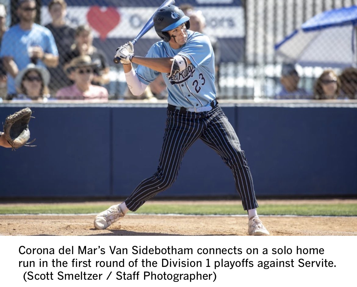 Thank you for the <a href="/DailyPilotSport/">Daily Pilot Sports</a> for the 1st Team Dream Team selection.

<a href="/CdM_Baseball/">Corona del Mar HS Baseball</a> <a href="/WCBlackdogs/">West Coast Blackdogs</a> @PBR_California <a href="/LesLukach/">𝐋𝐞𝐬 𝐋𝐮𝐤𝐚𝐜𝐡</a> <a href="/EliteBaseball/">ProspectsEliteBaseball</a> <a href="/mjszabo/">Matt Szabo</a>