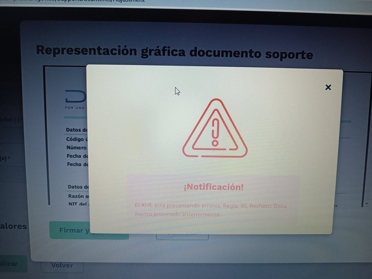 MilenaCaas's tweet photo. @DIANColombia DIAN cuando va estar solucionado este problema? Llevamos dos semanas con este inconveniente 😥 https://t.co/ZxaFRqkFQK