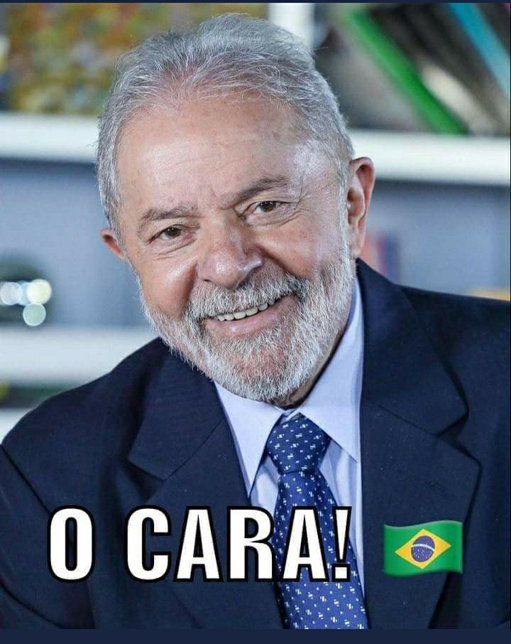 É ele é ele 
#LulaNo1ºTurno