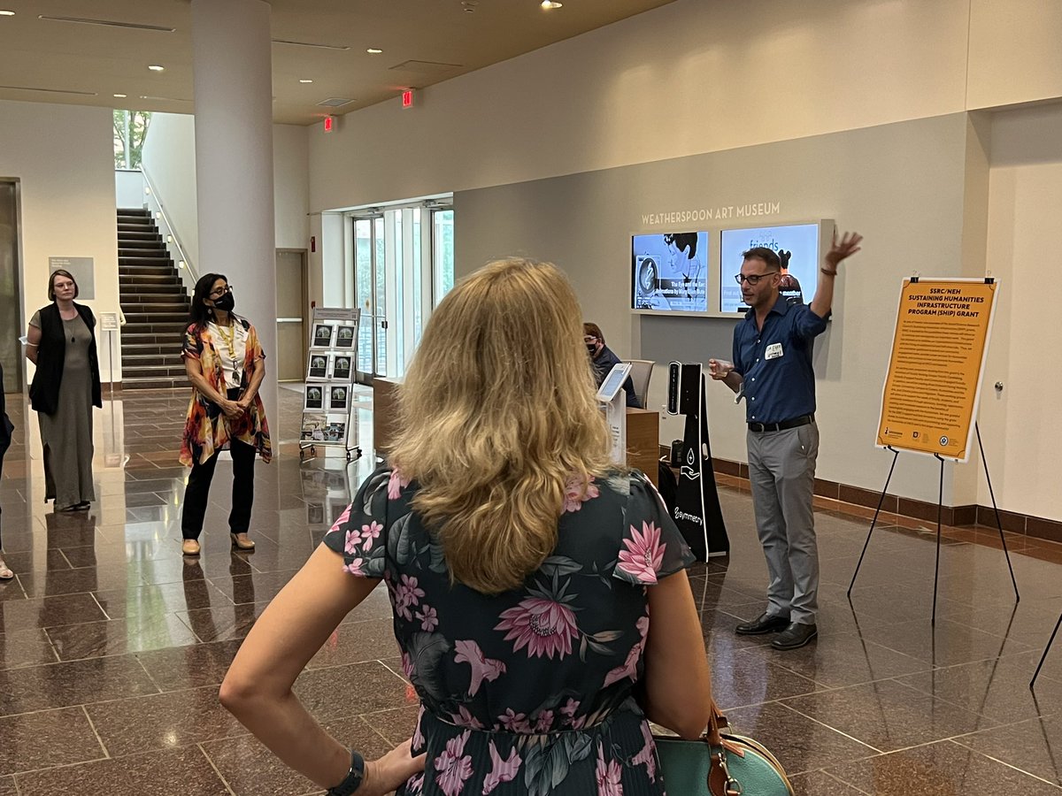 JZK60's tweet photo. Great reception for @UNCGhumanities at @UNCG. @UNCG_CAS @UNCGResearch https://t.co/QCXnXkasU7