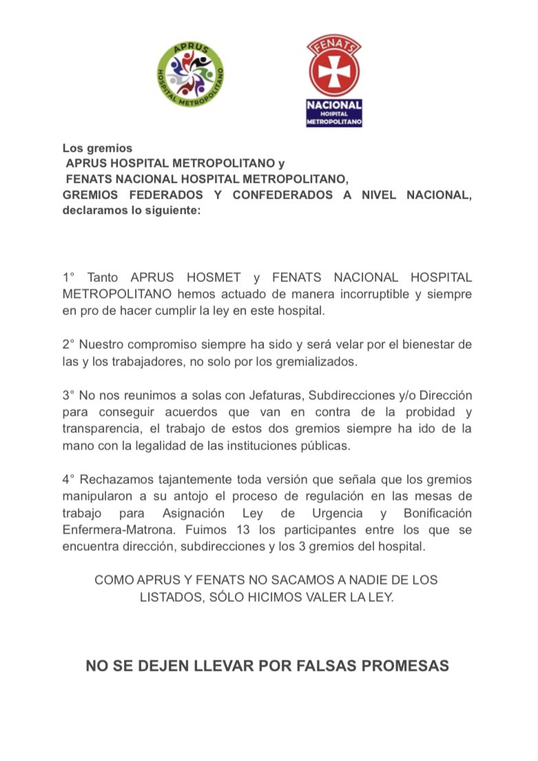 Fenats Nacional Hospital Metropolitano tweet media