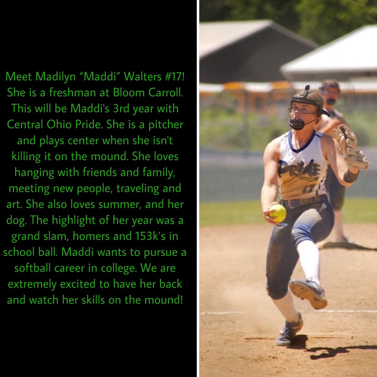 Cent_OHPride08's tweet image. Welcome back Maddi!! #PrideStrong