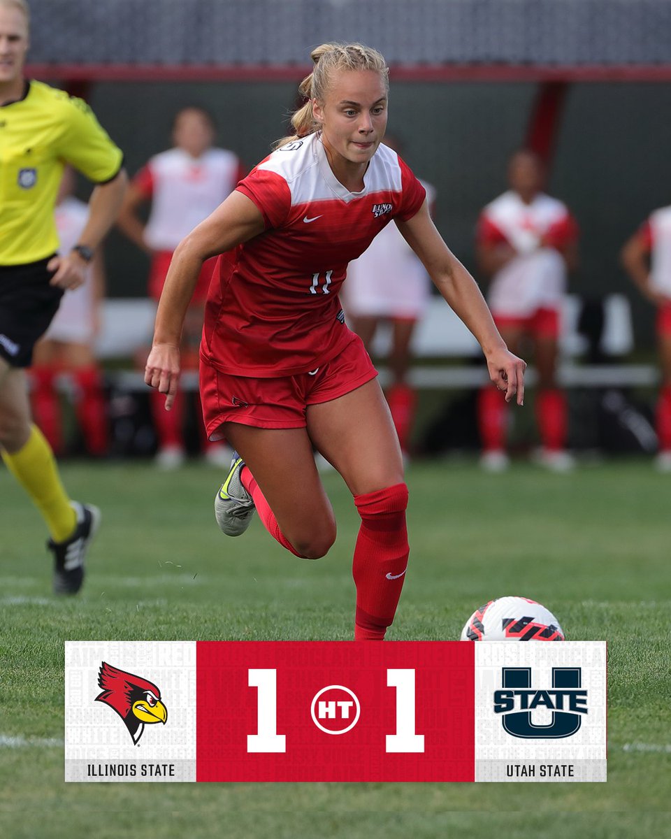 Redbird_Soccer's tweet photo. tied at the break! https://t.co/8DZA9Yh1DL