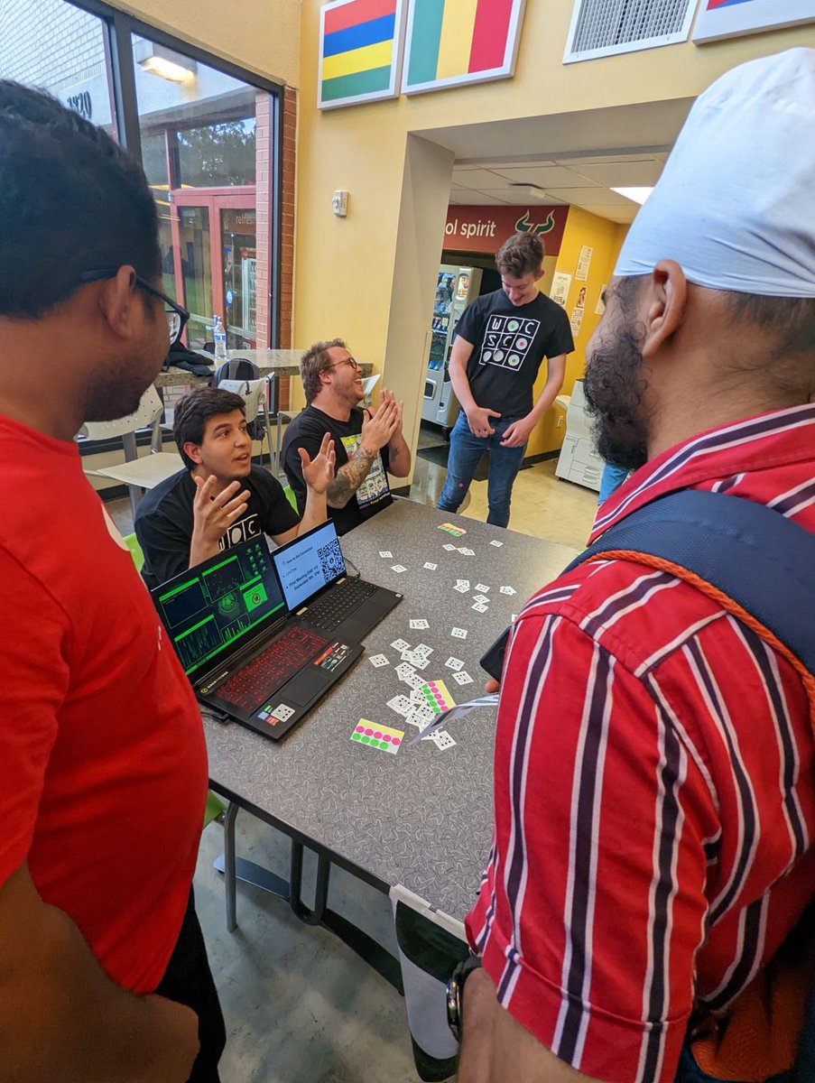 whitehatters's tweet photo. Whitehatters made a grand debut at USF’s Week of Welcome event! We made sure to convey our enthusiasm for participating in many upcoming CTF’s and conferences, and that anyone (regardless of experience or background) is welcome. Here’s to a semester excitement!
#whitehatters #ctf https://t.co/1lWB6CHVz0