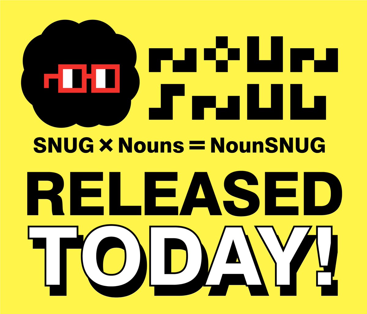 tigerclove's tweet photo. GM！
本日NounSNUGプレセール日です！

いよいよNounSNUGがリリース ⌐◨-◨✨
昨日ミントサイトが公開されたのでWL保有者はウォレットコネクトして事前準備・確認よろしくお願いします👍

🔴プレセール 26(金) 21:00〜
mint価格 : 0.01 ETH／mint上限 : 7

MINT SITE : https://t.co/F56KyCGvMw https://t.co/Dxpwk38ve1