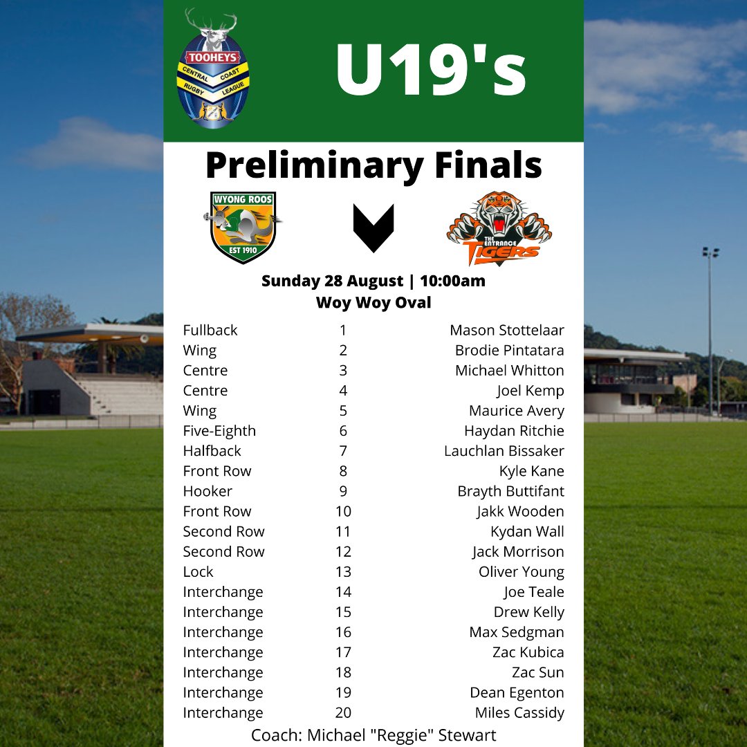 Good luck to all of our players and staff involved in this weekends finals!
🟡🟢🦘🦘🟡🟢
#roosallday #letshop