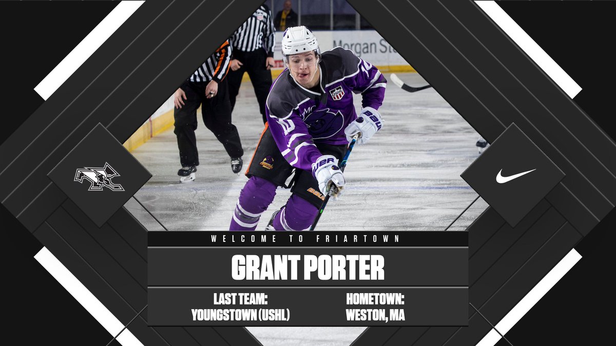 FriarsHockey's tweet photo. 🚨 𝙁𝙧𝙚𝙨𝙝𝙢𝙖𝙣 𝙋𝙧𝙤𝙛𝙞𝙡𝙚 🚨

Welcome to Friartown, Grant Porter! (@Grant_Porter11)

🏠 Weston, Mass.
📏 5'11"
Pos: Forward
Last Team: @YtownPhantoms 
2021-22: 9-11-20 with the Phantoms. https://t.co/9iGk9itrdz