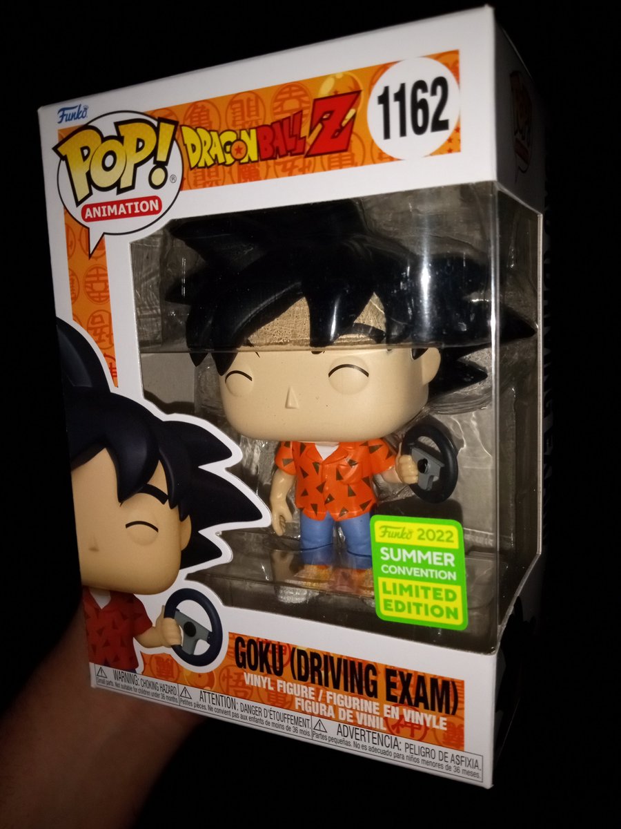 all_nostalgic's tweet photo. Went to GameStop and found the DBZ Funko 2022 Summer Convention Goku Driving Exam Funko Pop the box was in good condition so I snagged it.
#90sKid #Nostalgia #Childhood #Anime #DBZ #Funko #Goku #DrivingExam #FunkoPop https://t.co/cTLn8iKE8c