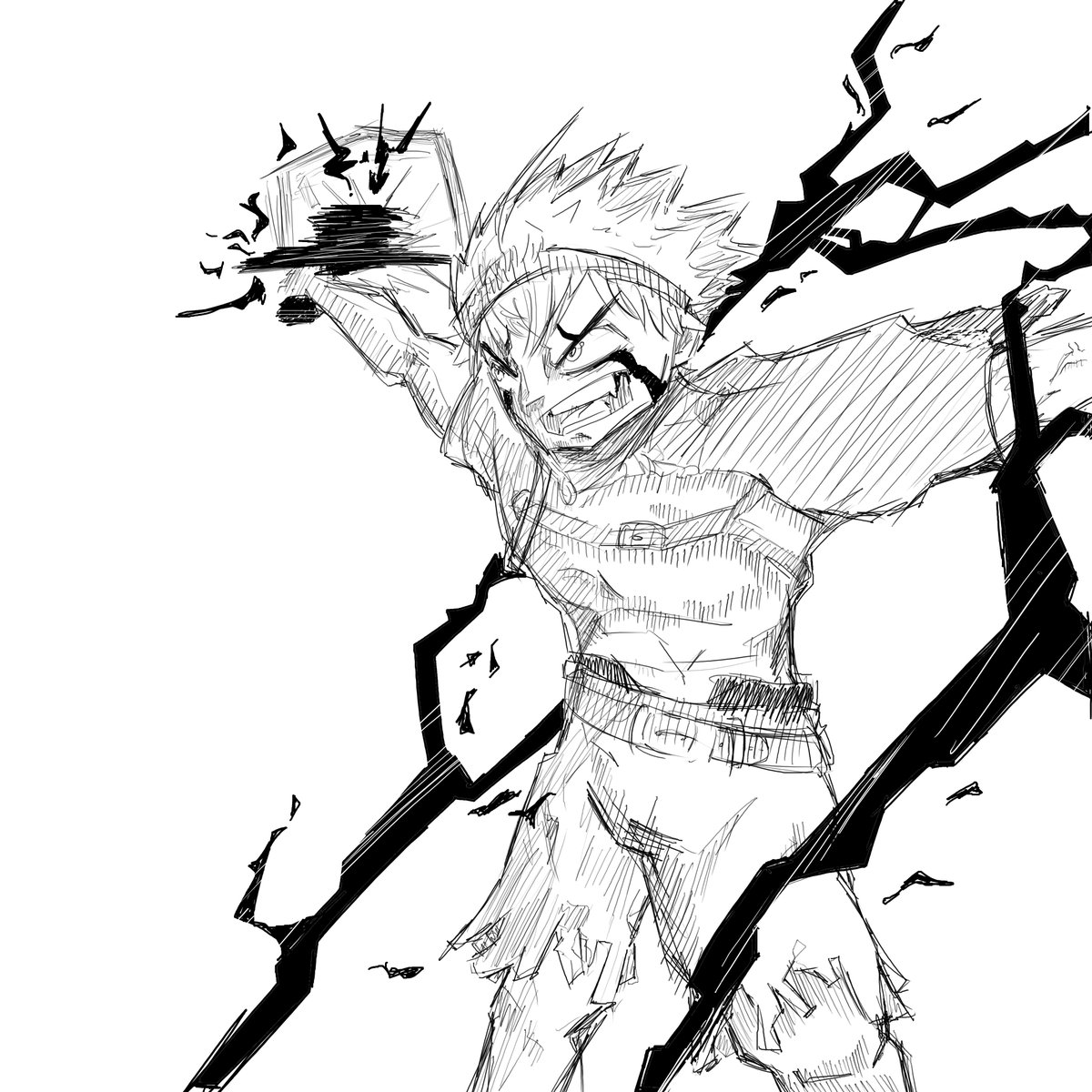 MeWashArt's tweet photo. Asta (From Black Clover) Practice https://t.co/KQa7VHN09i