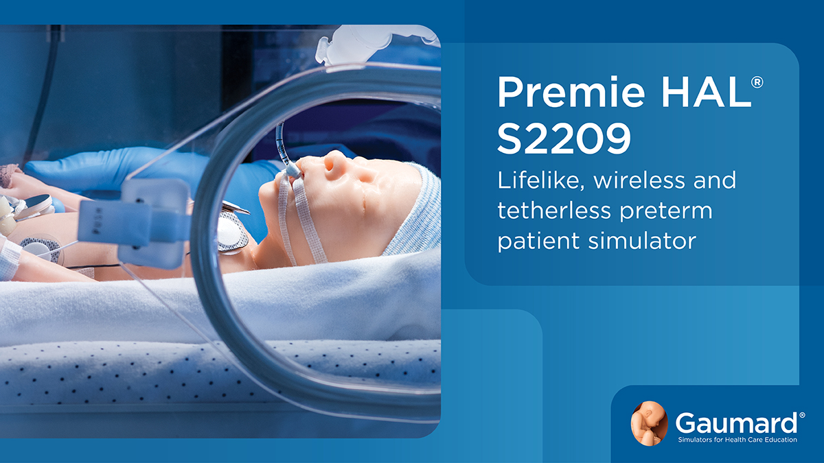 GaumardInFocus's tweet photo. #DYK Premie HAL® S2209 is a lifelike, wireless and tetherless 30-week preterm #patientsimulator designed to facilitate preterm airway management, resuscitation, stabilization, transport, and intensive care training.
Learn more: https://t.co/uPDZSCrM5R
#TrainWithGaumard https://t.co/WqYjb05Sxb