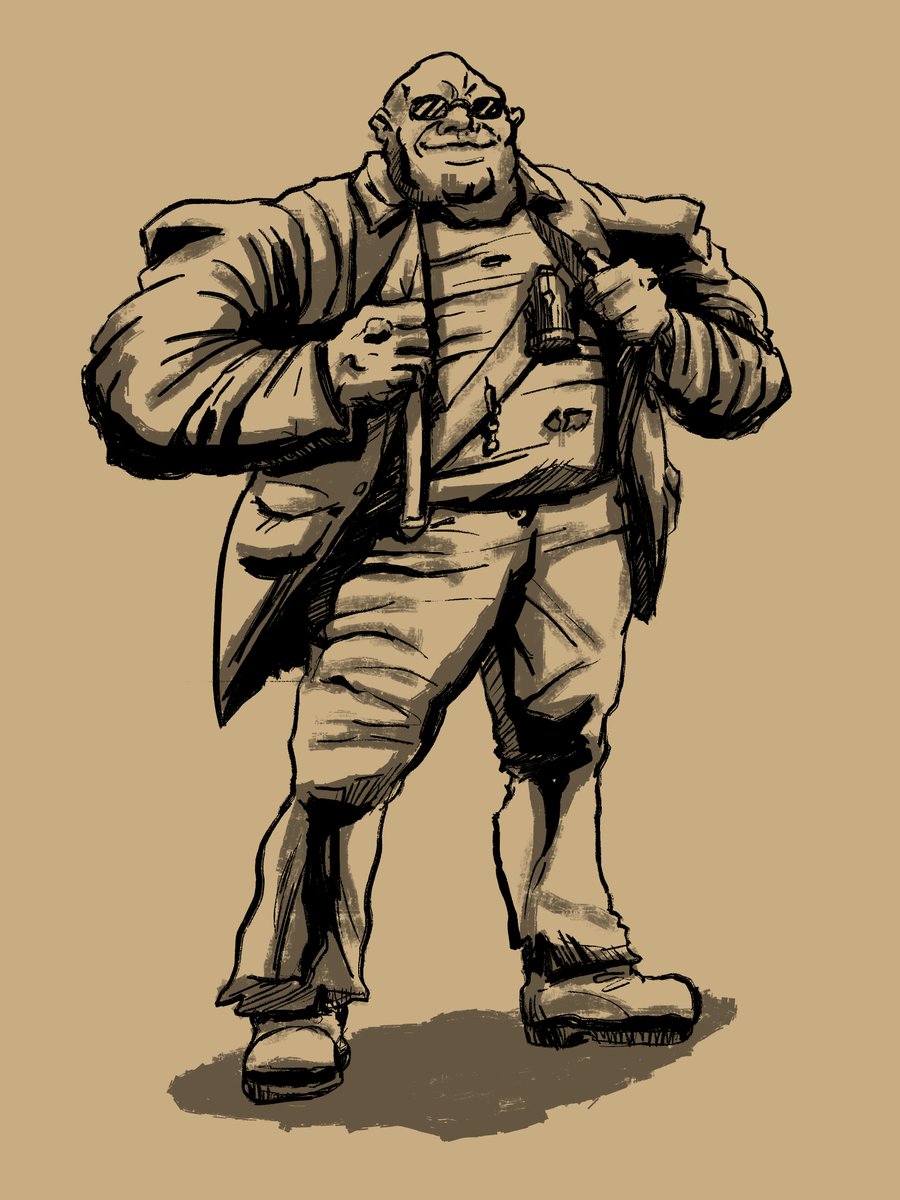 Roosterlandia's tweet photo. Creating some concept art for the new game.

#conceptart #Roosterlandia #Coldage #indiegame #IndieGameDev #steampunk #Dystopian 
📢#StayTuned for we are creating an interesting #AI https://t.co/j6w4PCePbi