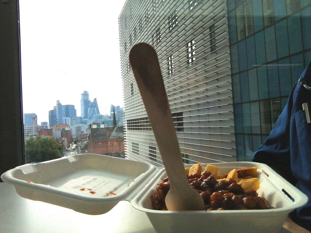 One last chips and beans with a view! It's been a great 6 years 🙂