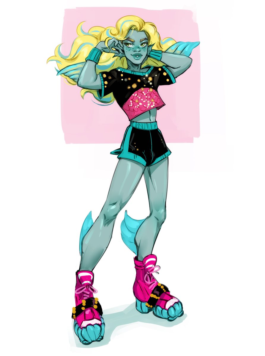 Ripushko's tweet photo. won't be able to draw a "series" of Monster High, as they are all in different styles and backgrounds 🥲
When you draw without a clear plan, just by inspiration, it's fun, but cool content won't come out 🥲🥲🥲 https://t.co/LTKgdluJHW
