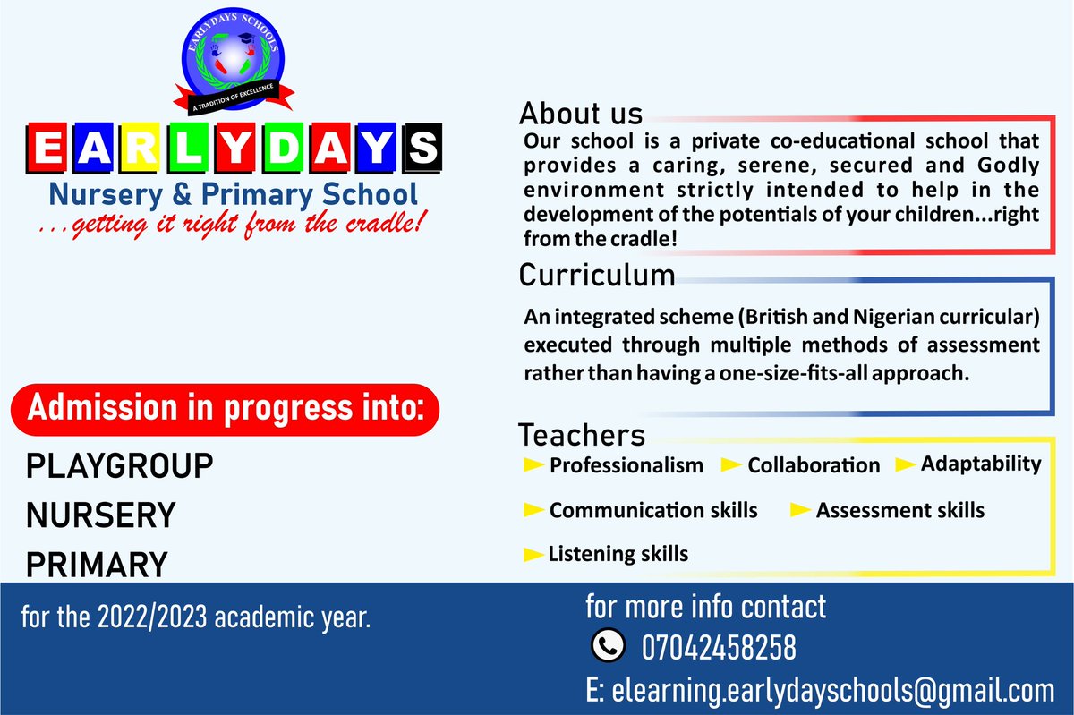 Earlydayschools's tweet photo. https://t.co/iG3rIPQQee
