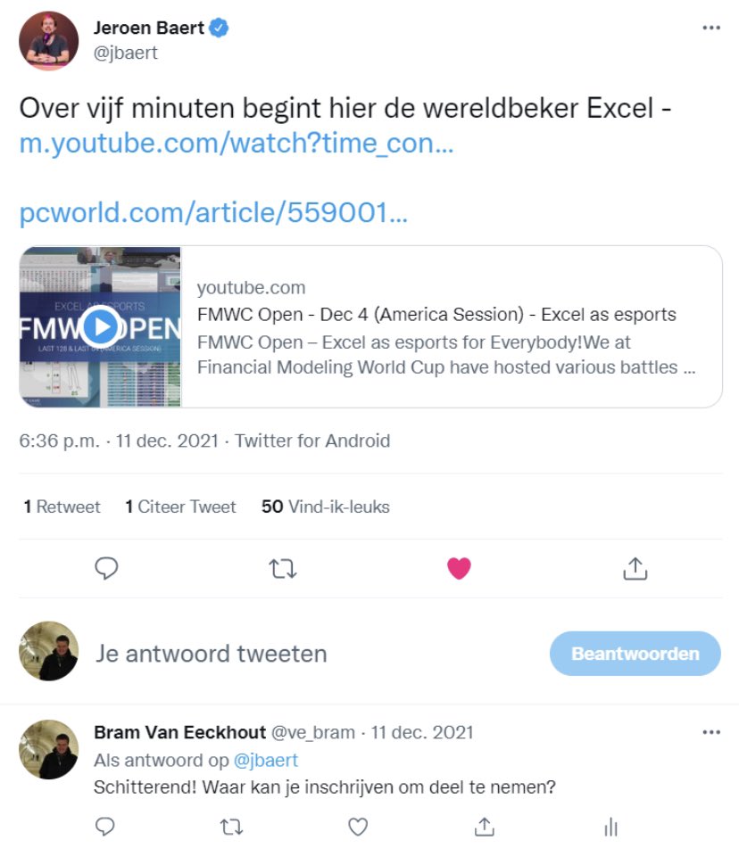 ve_bram's tweet image. Hey @jbaert, how it started … and how it’s going… 😉 #fmwc #excelfun #progress