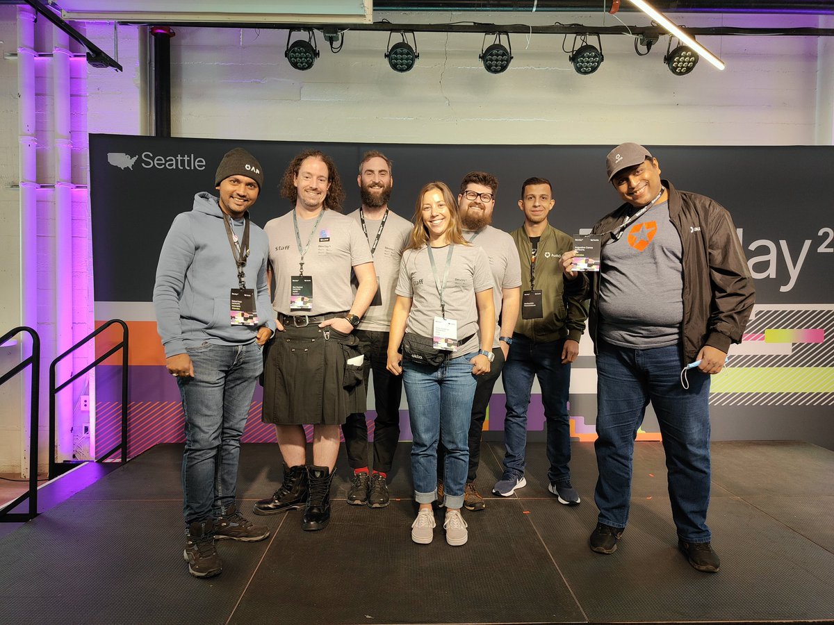 augvcor's tweet photo. Thank you, @samjulien , @kg_codes and the rest of @auth0 ๐ฅteam for hosting us @Auth0Ambassador over for #DevDaysSeattle and for the splendid hospitality. It was a whole lot of fun, love and education. ๐ https://t.co/oLXnWauhxW