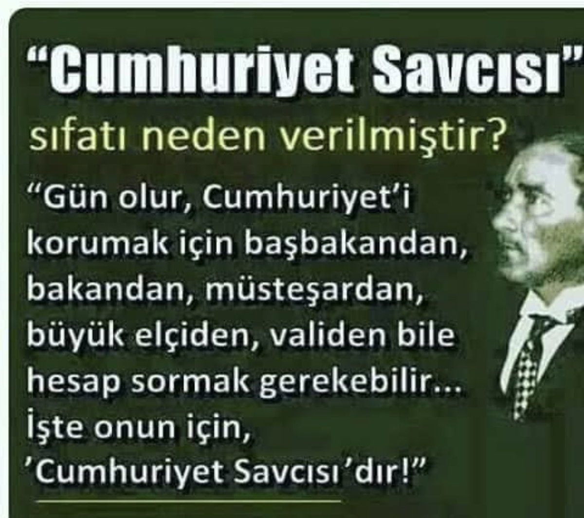 Cumhuriyet Savcısı sıfatı neden verilmiştir?