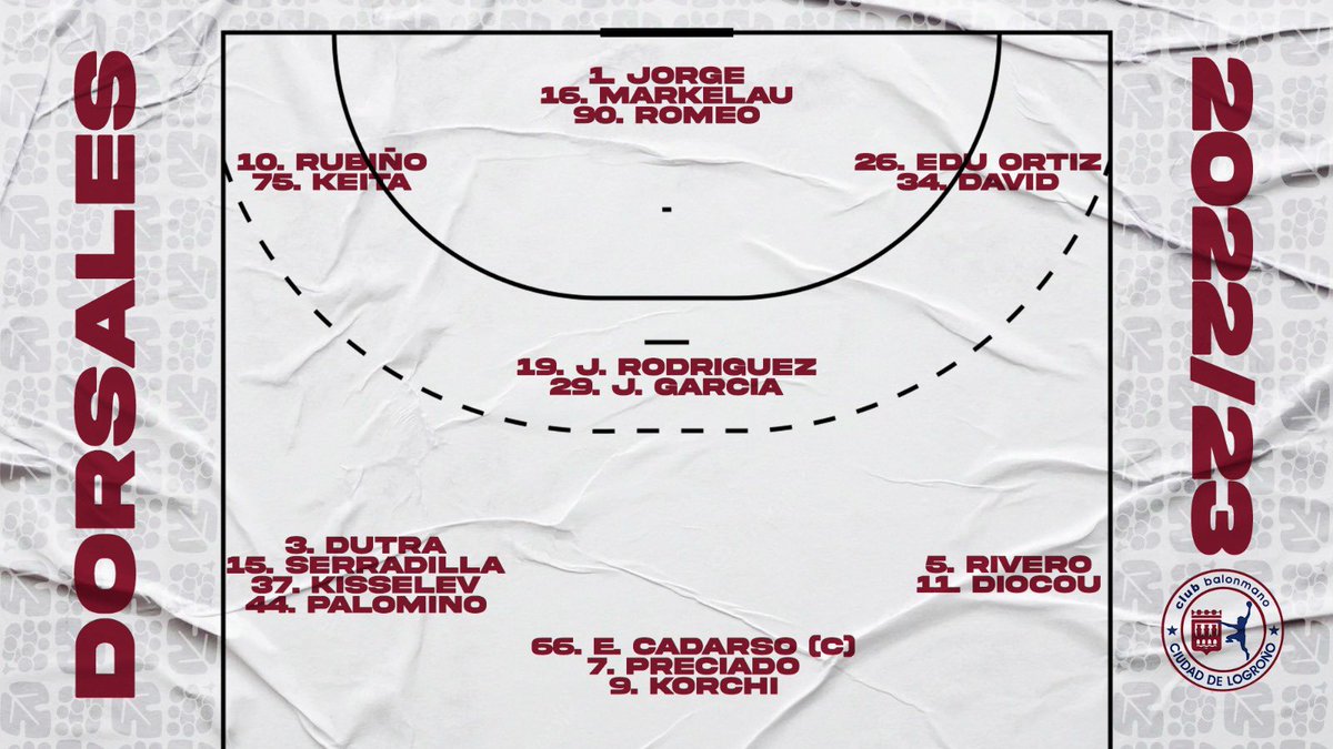 🔢 DORSALES 2022/23.