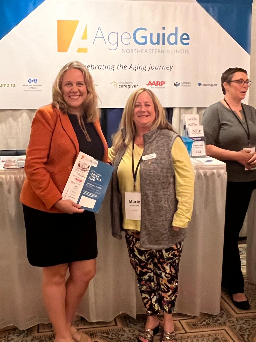 AgeGuide's tweet photo. A sincere thank you to @VoteTCH, @votesethlewis, @deannemazzochi, @EllmanforSenate and @StateRepDeb46 for attending the Senior Lifestyle Expo! AgeGuide was honored to have you there. We appreciate all that you do for older adults! #ILOlderAdults #AgingMatters #AgingInAmerica https://t.co/JO2a4c06la