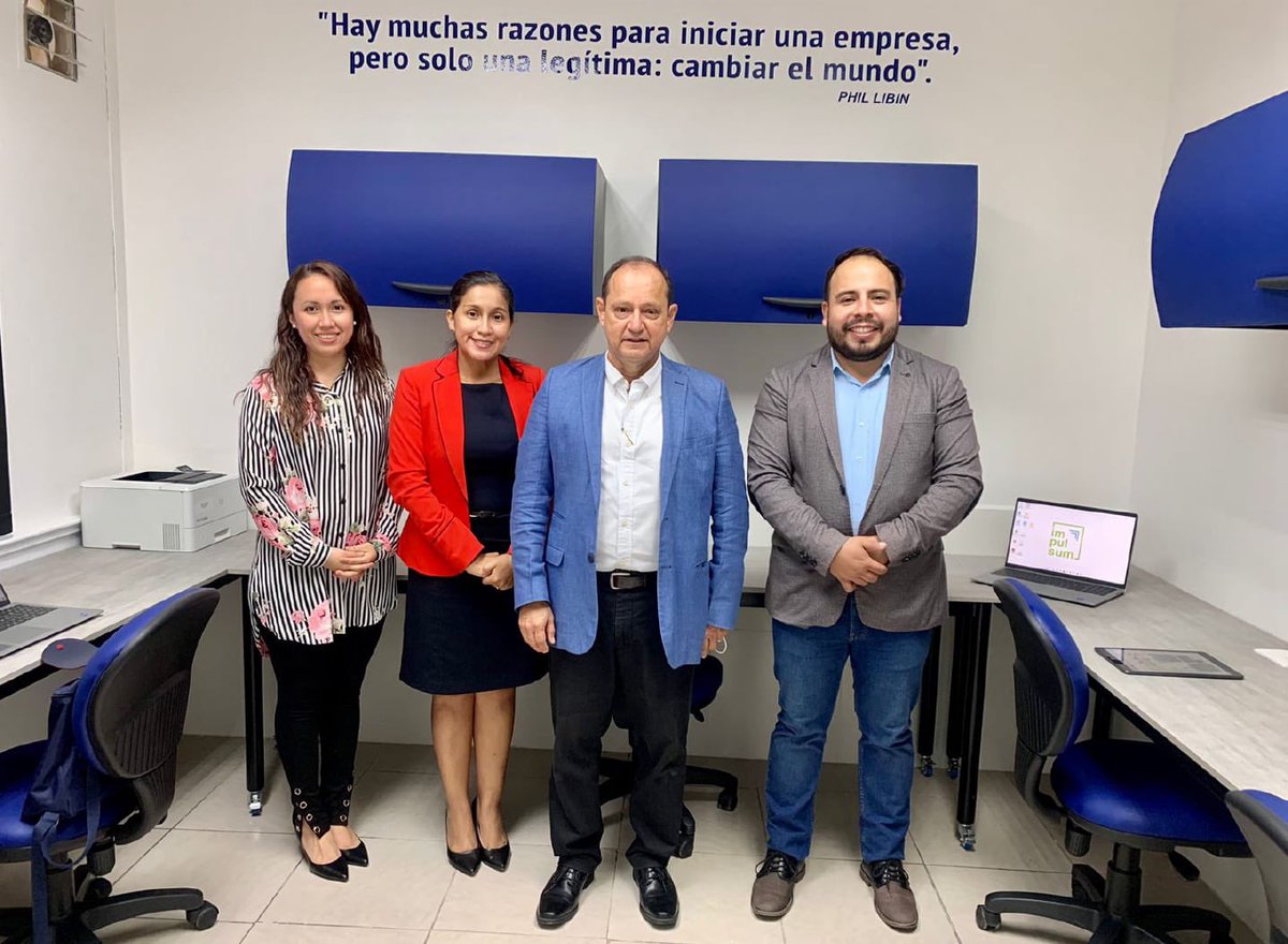espae's tweet photo. La @VUB y la Escuela de Negocios de @espol @espae formaron @impulsumec iniciativa orientada a brindar apoyo a emprendedores sociales. Hoy inauguramos las oficinas que acogerán  proyectos y programas a beneficio del ecosistema emprendedor. https://t.co/u4I7tTqUKr