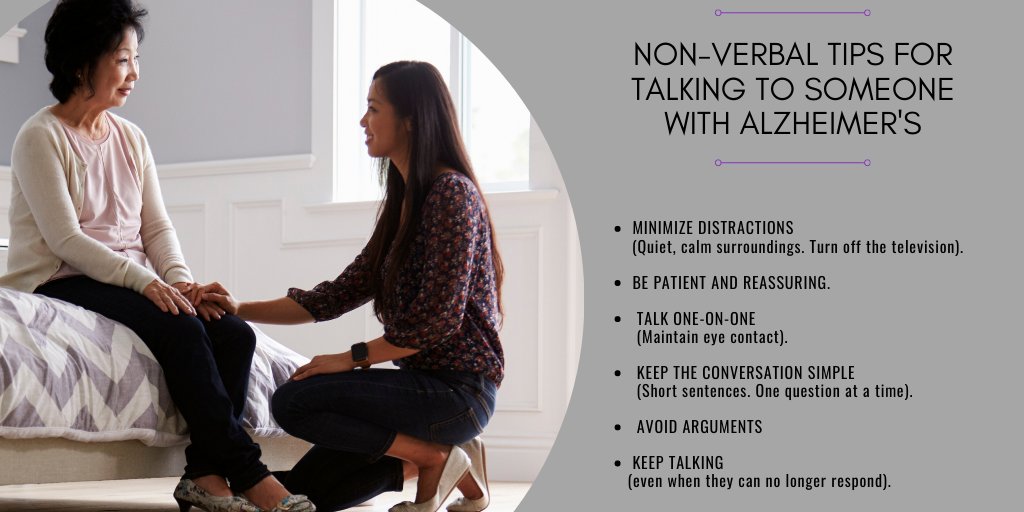 rushalzheimers's tweet photo. Communication is hard for people with #Alzheimers because they have trouble remembering things, may struggle to find words or forget what they want to say. It is important to understand that the disease alters  communication skills and find options to make communication easier: https://t.co/dwed0DZOAK