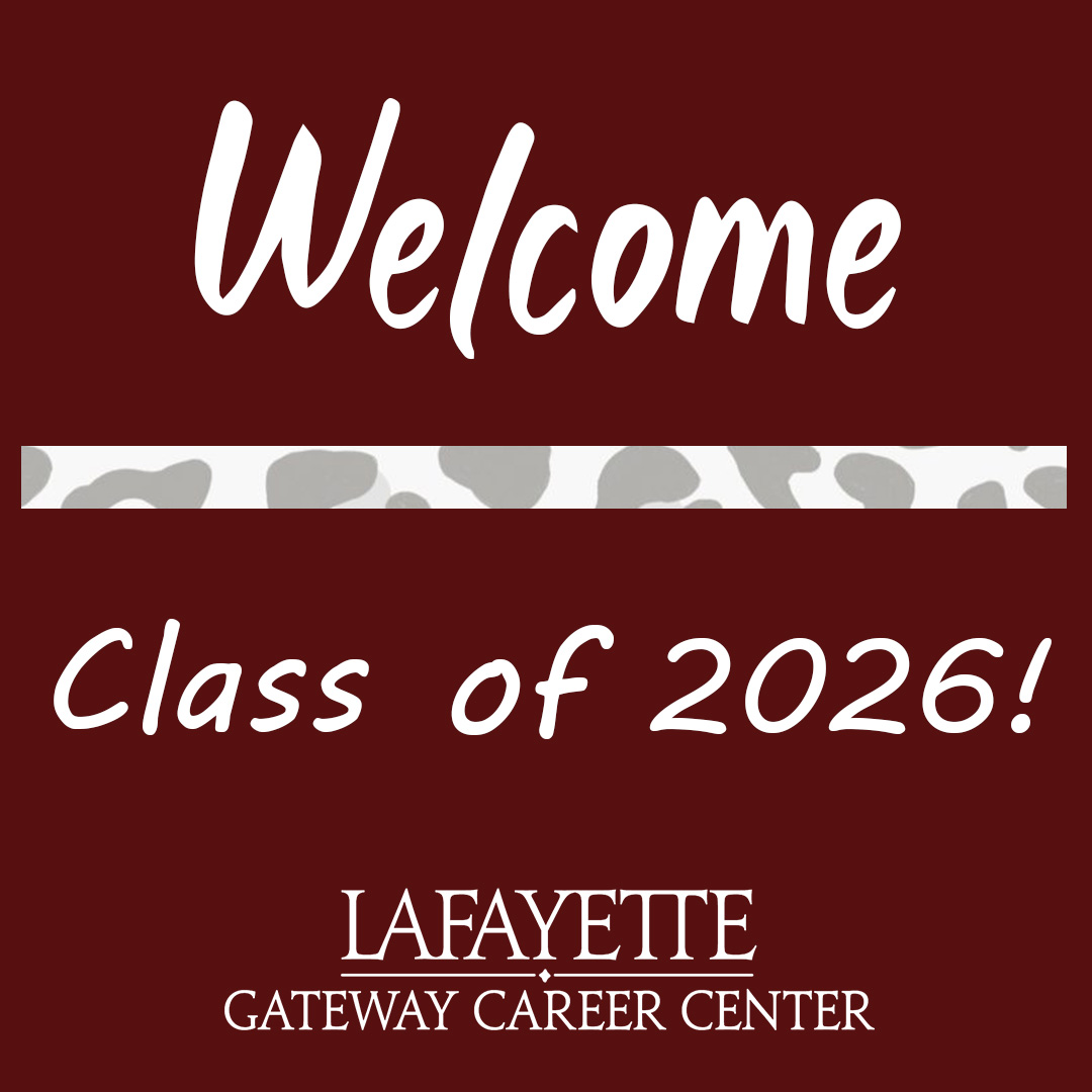We welcome you to the Lafayette family, class of 2026! Make sure you follow this account for updates on how to get involved in Gateway as a first year!