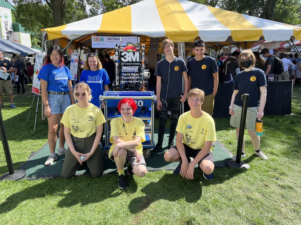 Blue Twilight (@2220robotics) on Twitter photo We are enjoying our time at the Minnesota State Fair with <a href="/frc8298/">frc_team8298</a> from Luverne and <a href="/stampede3630/">Stampede 3630</a> from Breck talking about FIRST and robots! <a href="/FIRSTweets/">FIRST</a> <a href="/FRCteams/">FIRST Robotics Competition</a> @FIRSTUpperMidwest #OMGrobots We are enjoying our time at the Minnesota State Fair with <a href="/frc8298/">frc_team8298</a> from Luverne and <a href="/stampede3630/">Stampede 3630</a> from Breck talking about FIRST and robots! <a href="/FIRSTweets/">FIRST</a> <a href="/FRCteams/">FIRST Robotics Competition</a> @FIRSTUpperMidwest #OMGrobots