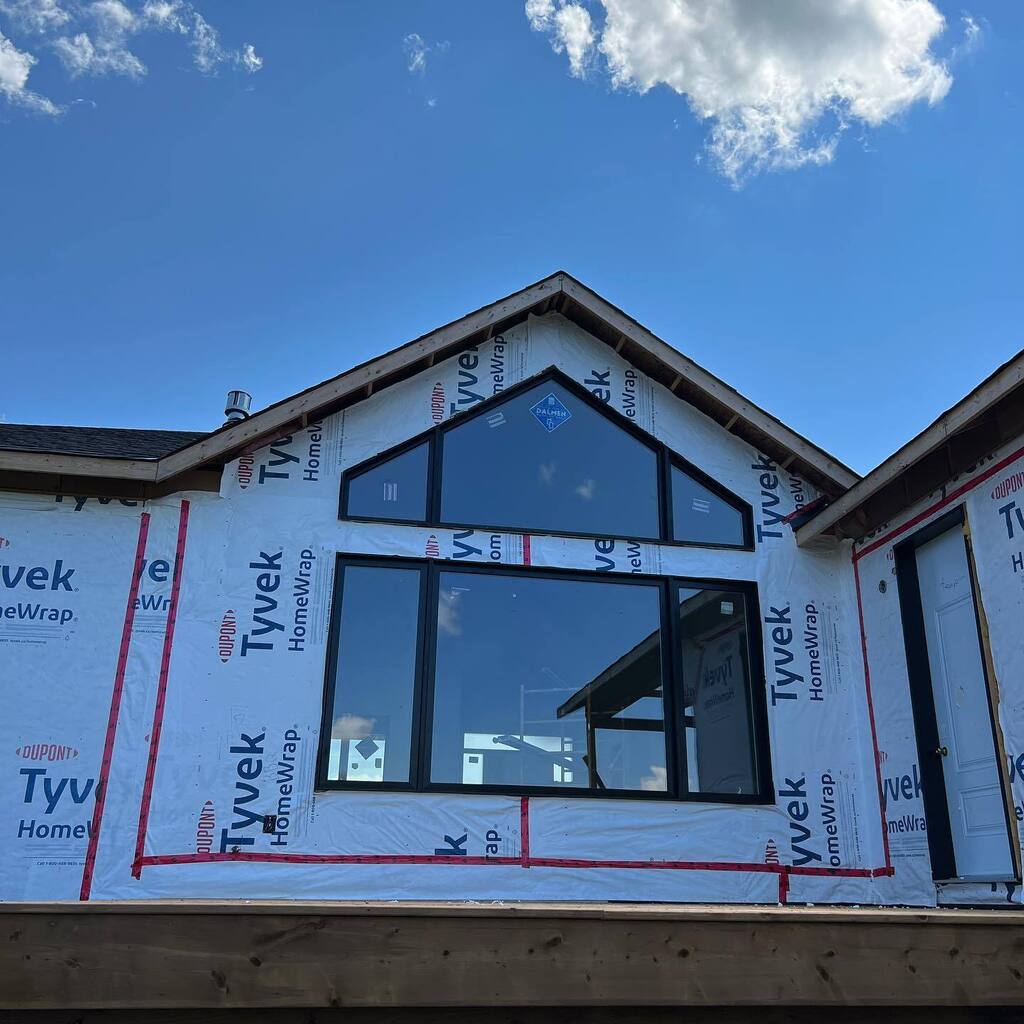 cedarstone's tweet photo. Water connected, gas connected and we have power in Burritts Rapids. Taping. https://t.co/QHF6O7XjOr