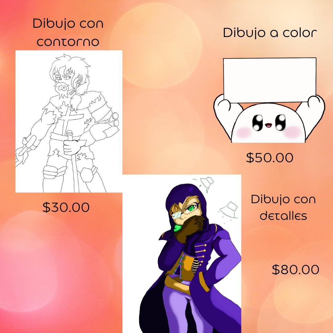 Alondra117Yt's tweet photo. Me alegra ya poder sacar a la luz esta pequeña idea que e querido hacer :3. Si les agrada los dibujos que hago voy a tener comisiones abiertas por un periodo de tiempo.
Si tienes dudas o saber el método de pago me pueden mandar un mensaje al privado #myart #arte #art #digitalart https://t.co/OqPps6WsAK