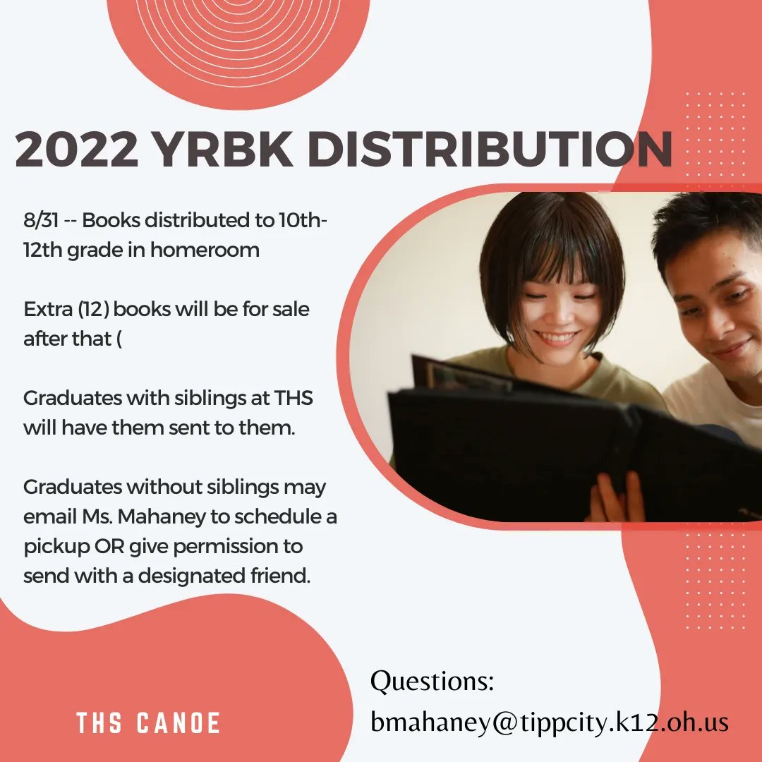 Yearbooks will be passed out next week.