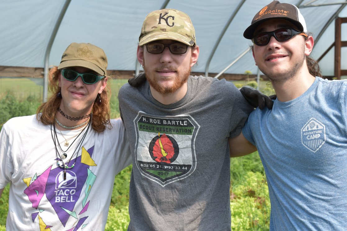 Alphapointe's tweet photo. Why is it important for young adults with low vision to gain early work experience? Let Alex, Nathan &amp; @isaac_m_3 tell you after their experiences with our employment program this summer (it just might involve tearing down a chicken coup!). Learn more: https://t.co/Jk8iqd0CnO https://t.co/d6x3JnEG6o