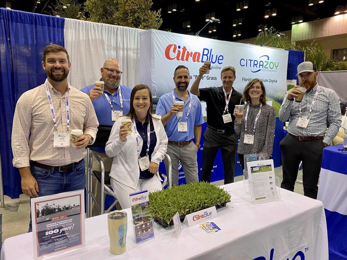 Cecilia_Brown7's tweet photo. Afternoon caffeine for the @SodSolutions team at the 2022 @FNGLA Landscape Show!☕️
#TLS22 @THLJr88 @Valerie_M_Smith @MrJustinWallace @mgkann https://t.co/TxocItpe4k