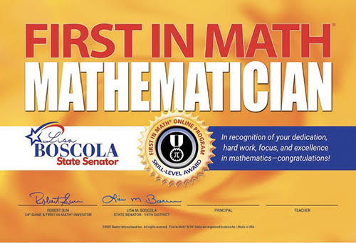 Thank you to <a href="/SenLisaBoscola/">Senator Lisa Boscola</a> for securing $500,000 to provide <a href="/FirstInMath/">First In Math</a> services to all K-8 students in the <a href="/BethlehemAreaSD/">BASD</a> and at every school district in the 18th Senatorial District. #BuildingBethlehem <a href="/RobertSun24/">Robert Sun</a>
