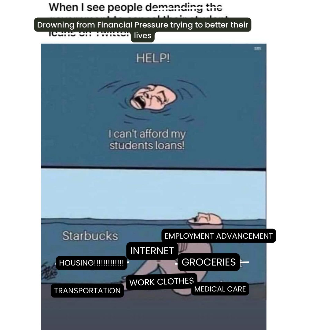I FIXED THIS!⁣ The majority of people are just trying to SURVIVE out here!! If Starbucks is going to make your day a little easier YES 'splurge' on it!⁣ And YES, I paid all my #studentloans in full & am still happy for others! LET MY PEOPLE GO STUDENT LOANS!