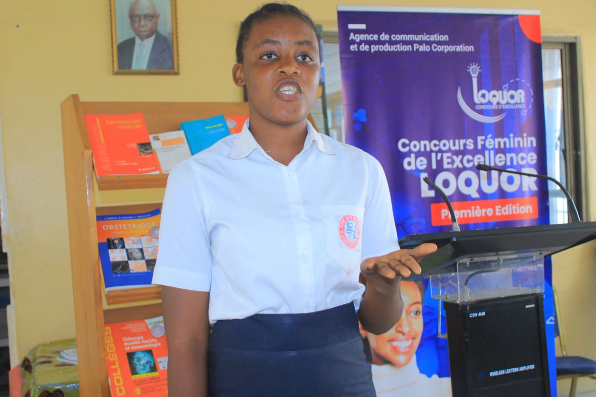 Concoursloquor's tweet photo. 💯💯💯EXETAT💯💯💯

Ntelolo Zamakanda Divine 3ème du concours scolaire féminin Loquor a bénéficié de notre encadrement et est enfin diplômée avec 72%.
Elle est directement engagée dans Masanga Kongo grâce à Palo Corporation.

Félicitations à toi Divine, nouvelle Ambassadrice !!! https://t.co/P0yQcdyW9S